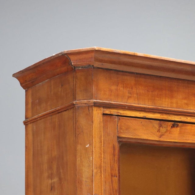 Antique Italian Bookcase in Walnut, 1800s For Sale - Image 5 of 11