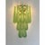 Graniglia Green “Conchiglie” Murano Glass Gold Wall Sconce by Simoeng Lot of 2 For Sale - Image 6 of 12