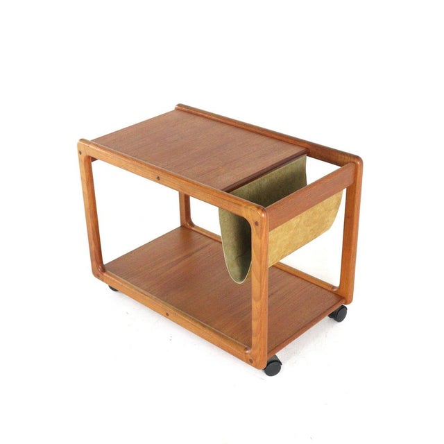 Factory Trolley with Literature Holder from Vildbjerg Møbelfabrik, 1960s For Sale - Image 4 of 10