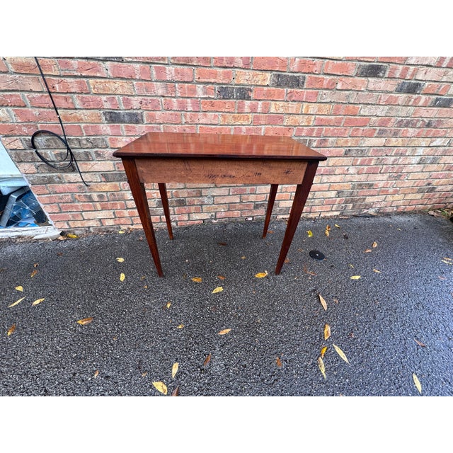 Wood 19th Century English One Drawer Side Table For Sale - Image 7 of 7