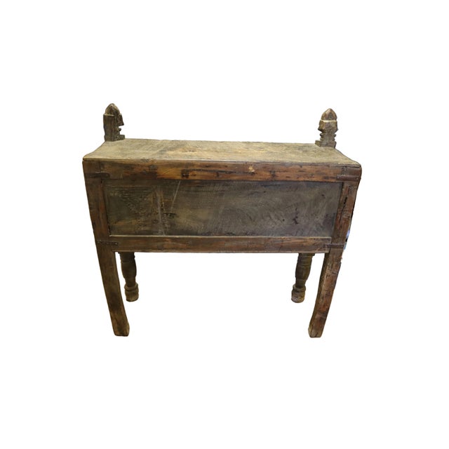Indian Antique Hardwood Damchiya (Storage Cabinet or Hope Chest) For Sale - Image 4 of 7