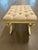 Wood 1970s Hollywood Regency-style Giltwood Curule Ottoman With Tufted Cushion For Sale - Image 7 of 14