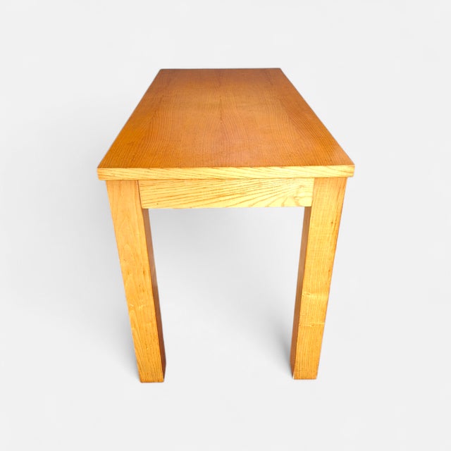 Beech Table or Desk, Italy, 1960s For Sale - Image 4 of 6