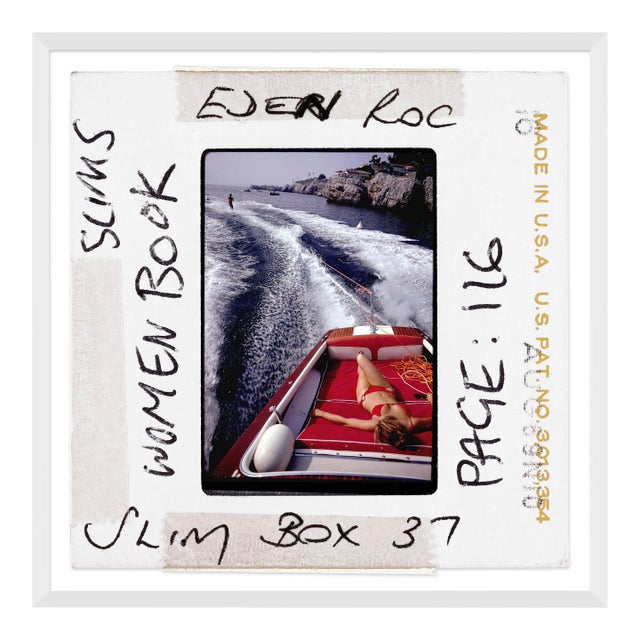 Getty Images, "Leisure in Antibes - Slide", Slim Aarons, August 1, 1969 Framed Art Print For Sale