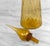 Mid-Century 24" Italian Empoli Amber Optic Art Glass Genie Bottle For Sale - Image 6 of 8