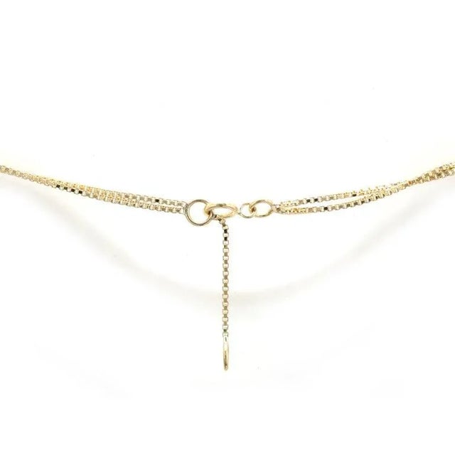 16 Carat Round Amethyst Studded Station Necklace in 18k Gold For Sale - Image 4 of 10