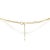 16 Carat Round Amethyst Studded Station Necklace in 18k Gold For Sale - Image 4 of 10