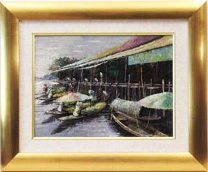 Somsak Chowtadapong, Floating Market, Thailand, 1980