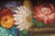 Still Life with Bouquet of Flowers, 20th Century, Oil on Panel For Sale - Image 14 of 18