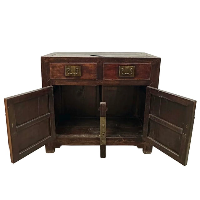 Late 19th Century 19th Century Antique Chinese Ming Style Cabinet/Sideboard For Sale - Image 5 of 12
