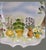 Ceramic Vintage "Ma Maison" Hand Painted Collection Garden Scene Scalloped Edge Platter For Sale - Image 7 of 11