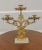 Vintage Brass & Marble Candelabra For Sale - Image 11 of 11