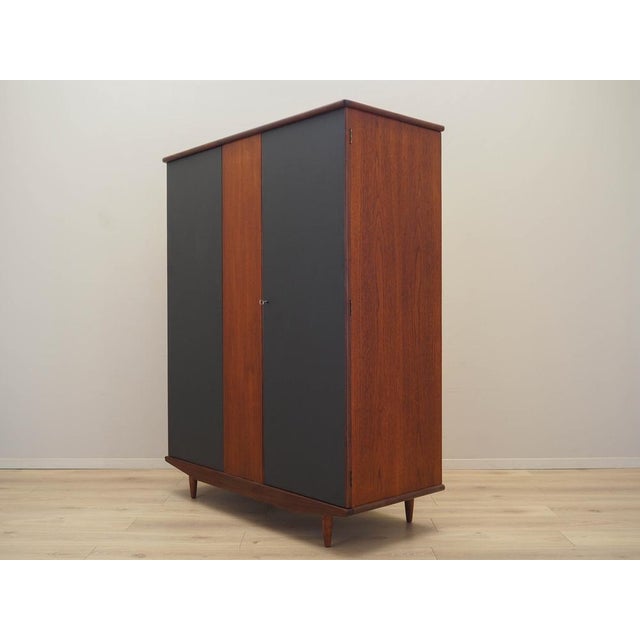 Vintage Danish Teak Wardrobe, 1960s For Sale - Image 4 of 18