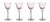 Adriana Wine Glasses, Pink - Set of 4 For Sale - Image 4 of 4
