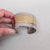 Vintage 1976 Signed Napier Book Piece Rhodium Plate Goldtone Cuff Bracelet For Sale - Image 9 of 9
