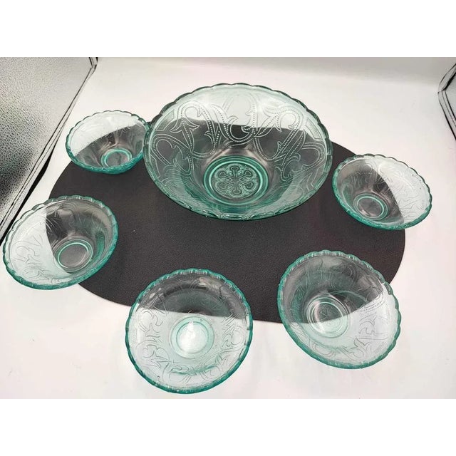 Dessert Service from Niemen Steelworks, 1920s, Set of 6 For Sale - Image 6 of 7