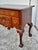 Vintage Carved Mahogany Georgian Style Five Drawer Lowboy For Sale In Philadelphia - Image 6 of 13
