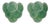 Glass Wall Sconces with Acid-Etched Alabaster Glass Discs, 1990s, Set of 2 For Sale