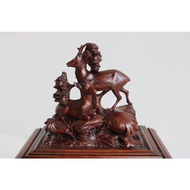 Antique Black Forest Cigar Box in Walnut, 1880 For Sale - Image 12 of 15