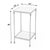 This plain and simple Larkin accent table is nothing less than fashionable. The gold iron legs support a gorgeous deep...