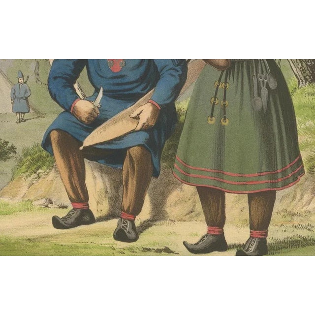 Sámi Costumes, 1860, Paper For Sale - Image 4 of 10