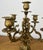 Vintage French Brass Ornate Candleholders, Set of 2 For Sale - Image 6 of 12
