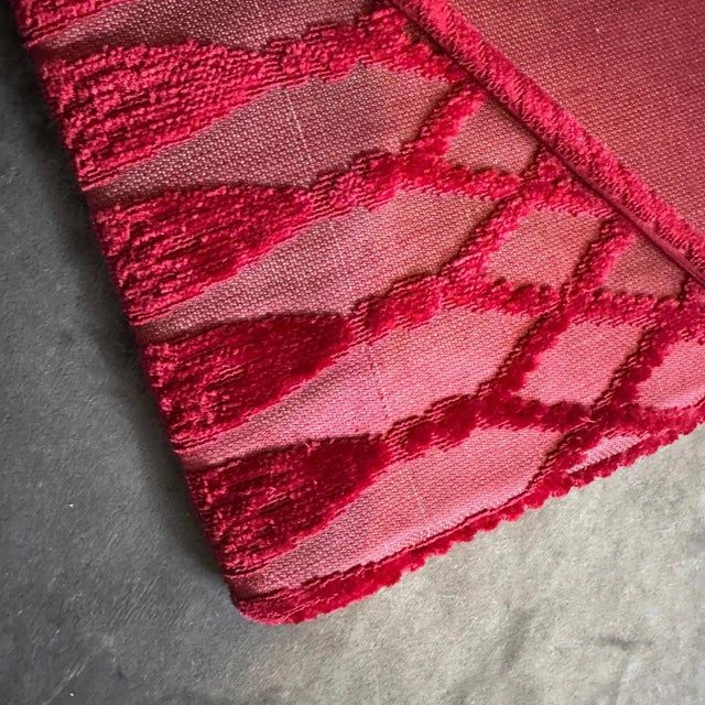 1970s Red Velvet and Silk Clutch Bag by Roberta Di Camerino For Sale - Image 11 of 13