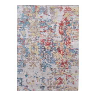 20th Century Abstract Wool Rug For Sale