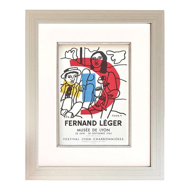 Leger Lithograph Expo 1956 Art in Posters Framed For Sale