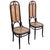 Victorian high back Thonet number 16 side chair pair features an elegant, sculptural frame crafted from warm-toned...