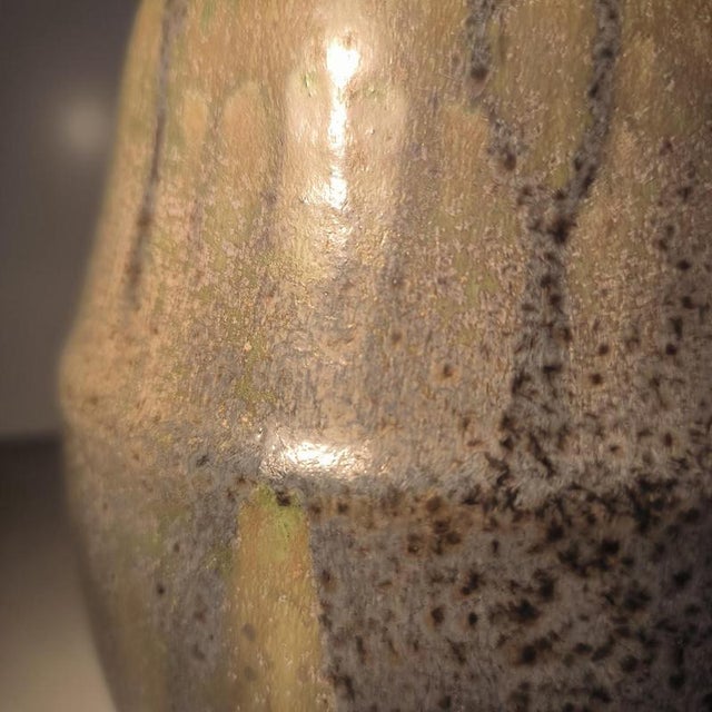 Industrial Vintage Art Deco Vase in Stoneware by Cris Agterberg & Roger Guerin, 1925 For Sale - Image 3 of 18