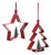Star and Pine Tree Cookie Cutter Ornament (Set of 6) For Sale