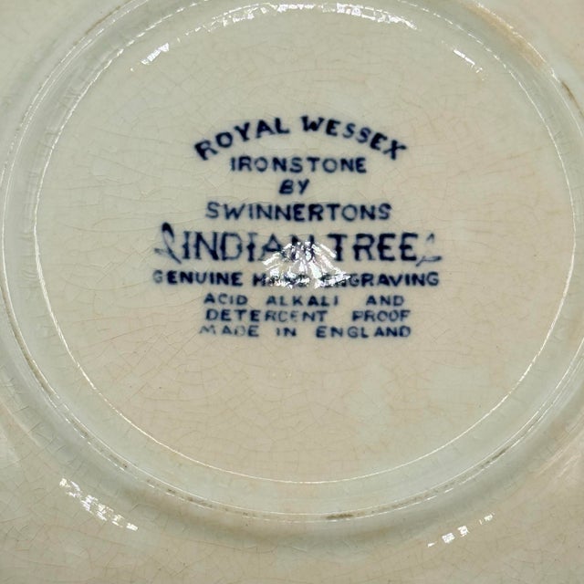 Ceramic English Royal Wessex “Indian Tree” Ironstone Bowls by Swinnerton - Set of 7 For Sale - Image 7 of 10