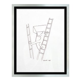 1980s I Climb Therefore I Am, Mark Kostabi For Sale