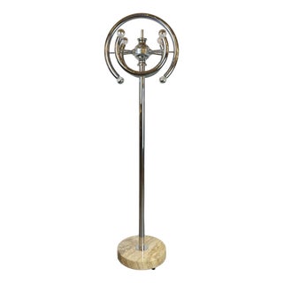Space Age Floor Lamp attributed to Gaetano Sciolari, Italy, 1970s For Sale