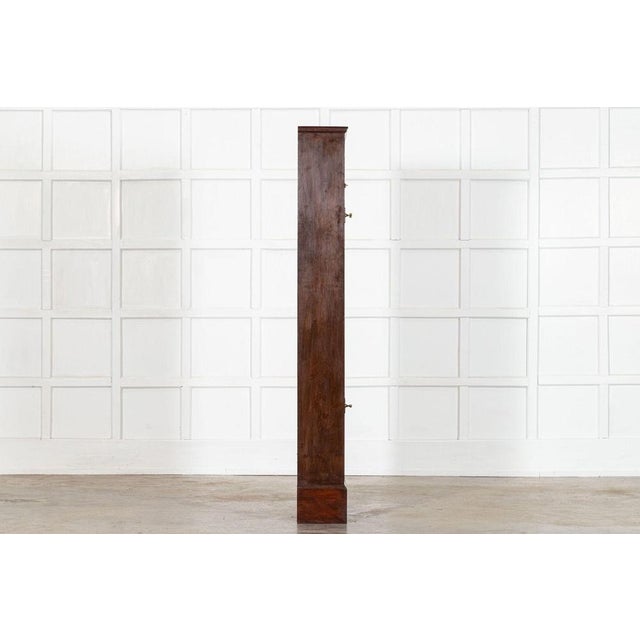 19th Century English Mahogany Glazed Chemist Cabinet, 1880s For Sale - Image 6 of 15