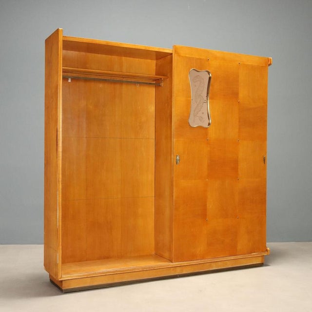 Vintage Entryway Cabinet with Glass Console, 1950s For Sale - Image 3 of 13