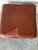 Square Brown Leather Ottoman With Chrome Base Vintage Mid-Century Modern 1970s For Sale - Image 9 of 10