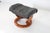Late 20th Century Ekornes Leather Eldorado Lounge Chair & Ottoman For Sale - Image 15 of 16