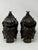 Black Antique Guan Yin Bodhisattva Bronzed Iron Head Figures - Set of 2 For Sale - Image 8 of 10