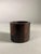 Wood "Bitong" Chinese Brush Pot, 19th Century, Zitan Wood For Sale - Image 7 of 12