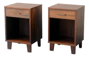 Rosewood Bedside Tables, 1960, Set of 2