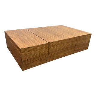 Vig Furniture Modrest Leslie Modern Walnut Coffee Table For Sale