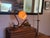 Vintage Arts & Crafts Style Satin Glass Desk Lamp For Sale In San Francisco - Image 6 of 8
