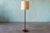 1960s Jane and Gordon Martz Walnut Floor Lamp With Original Shade Mid Century Modern For Sale - Image 4 of 12