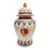 Extra Large Armorial Temple Ginger Jar With Lid For Sale