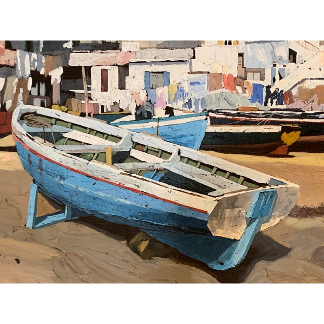 1990s Ischia Original Painting by George Guza For Sale - Image 5 of 5