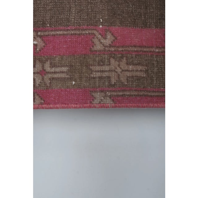 1960s Caucasian Kazak Rug 3'9" X 9'11" For Sale - Image 9 of 12