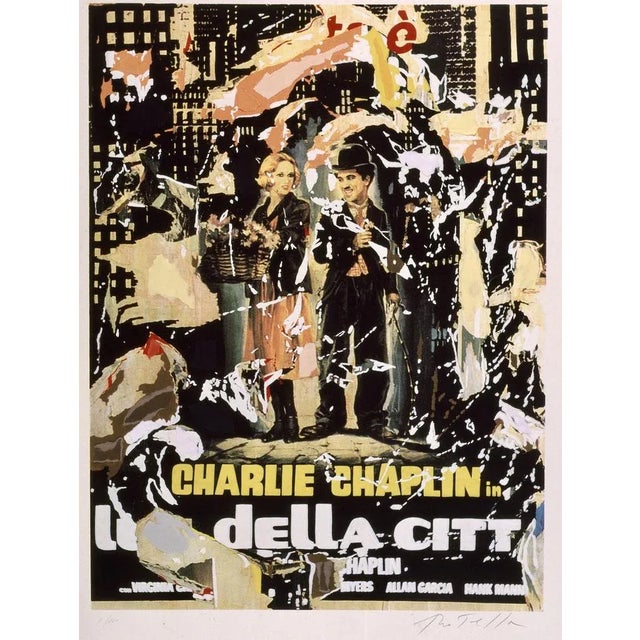 Paper Luci della città, 1998 Mimmo Rotella For Sale - Image 7 of 7