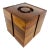Mid Century Vintage Danish Teak Bar Accessory Ice Bucket For Sale